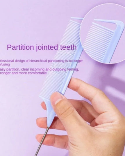 1PC Professional Candy Color Hair Styling Pointy Tail Comb for Wig, Partition, Braid, Hair Dye, and Highlights Hair Tool