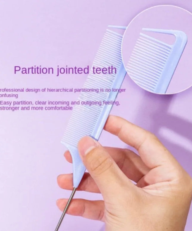 1PC Professional Candy Color Hair Styling Pointy Tail Comb for Wig, Partition, Braid, Hair Dye, and Highlights Hair Tool