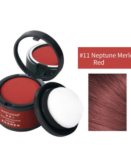 MAYCHEER Hairline Powder Instantly Cover Grey Hair Roots Hair Powder for Covering Grey Hair Maycheer Hairline Shadow Powder