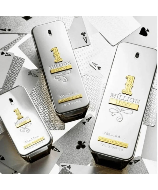 Paco Rabanne Million Lucky Eau de Parfum Homme Spray 100ml Original Perfumes High Quality Lasting Woody Perfume Cologne Makeup
