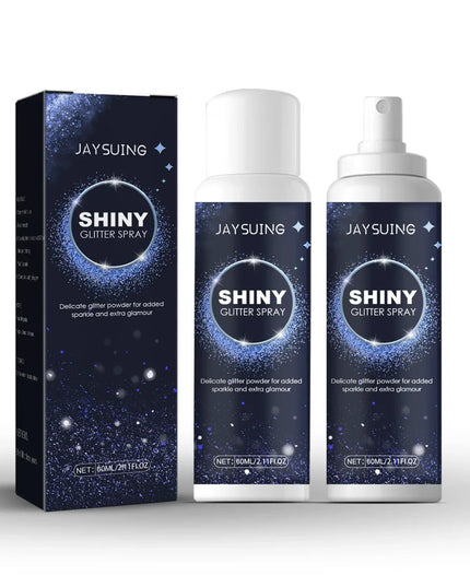 Shiny Body Glitter Spray Hair Clothes Highlighter Powder Waterproof Long Lasting Holographic Powder for Halloween Festival Party
