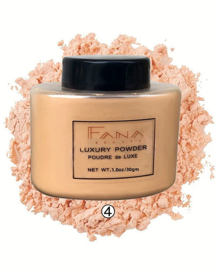 4 Color Luxury Powder for Women Face Foundation Banana Powder Bottle Loose Powder Authentic Oil-Control Beauty Make Up Art Tools