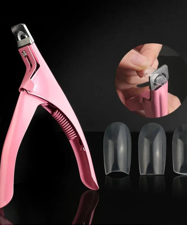 False Acrylic Tips Clipper Manicure Clamp Clippers Special Type U Word Cut False Manicure Tools Cut Clipper Nail Manicure Tools