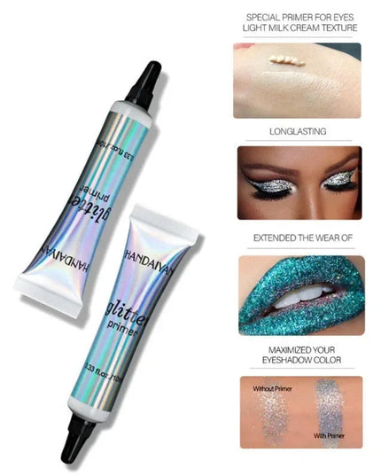Makeup Glitter Primer Long Lasting Eyeshadow Color Special Primer for Eyes Light Milk Cream Texture Women Cosmetics