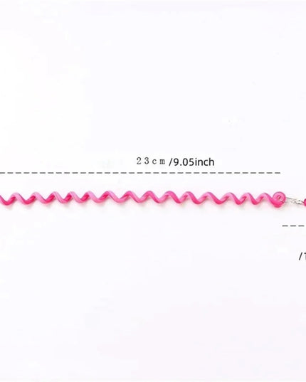 6pcs/lot Rainbow Color Cute Girl Curler Hair Braid Hair Styling Tools Hair Roller Braid Maintenance The Princess Hair Accessory