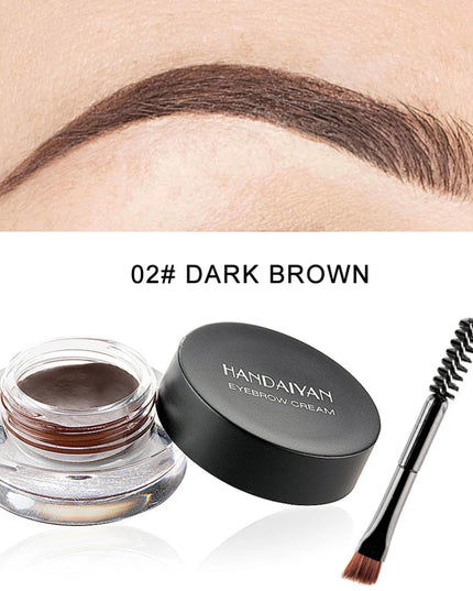 HANDAIYAN Colorful Eyebrow Cream Gel High Pigment Brows Tint Waterproof Long lasting Eye Brow Dye With Brushes Decorate Cosmetic