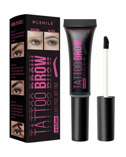 Peel-off Eyebrow Tearing Eyebrow Gel Tattoo Cream Dyeing Eyebrow Cream Tint Dye Semi-permanent Makeup Waterproof Beauty Supplies