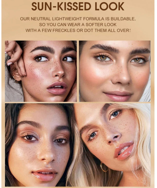 HANDAIYAN Natural Fake Freckle Pen Quick-Drying Waterproof Spot Pencil Makeup Tool for Facial Lifelike Fake Freckles Cosmetics