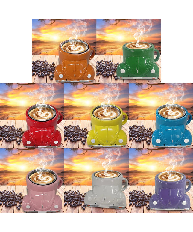 Beetle Shaped Creative Coffee Mug Heat Resist Novelty Tea Cup Large Capacity Handmade Decoration Cup for Coffee Lovers
