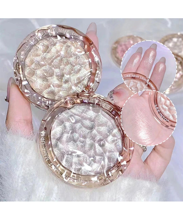 High gloss powder gloss glitter highlight contour palette natural gloss contour concealer lasting light