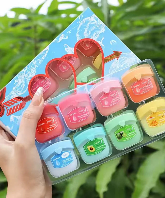4/6/8pcs Moisturizing Lip Balm Sets Lipstick Makeup Natural Plant Base Moisturizer Lip Balm Anti-Cracking Lips Skin Care