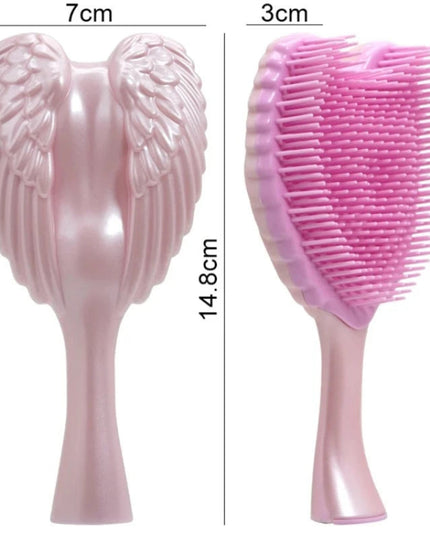 Mini Angel Detangling Tangle Hairbrush Comb Anti-static Hair Brush Women Massage Combs For Salon Hairdressing Tools
