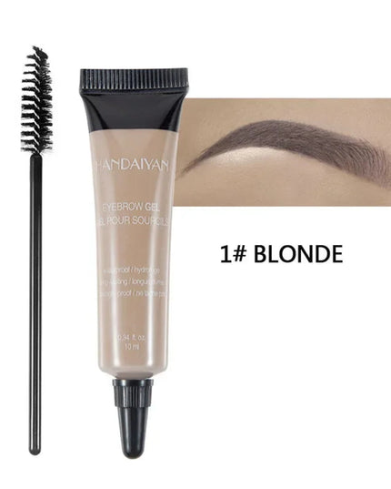 4 Colors Natural Liquid Eyebrow Cream Eyebrow Gel Brown Tint Eyebrow Waterproof Durable Henna Mascara Eyebrows Makeup 24 Hours