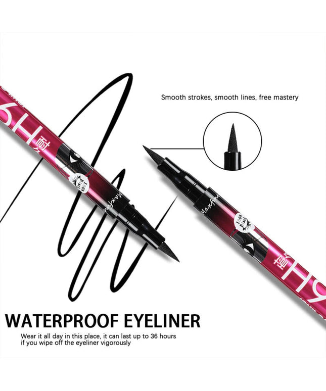 Long Lasting Quick Drying Waterproof Easy To Color Non Smudging Smooth Liquid Eyeliner