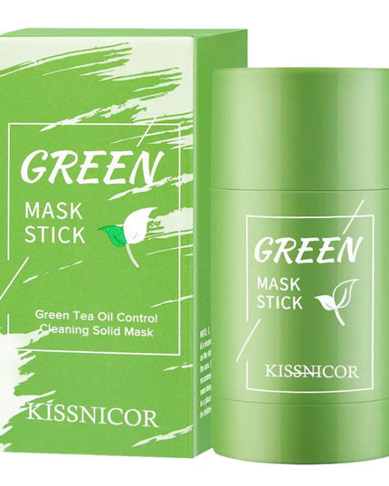 40g Remove Blackhead Green Tea Solid Mask Cleans Pores Stick Facial Blemish Black Dots Shrink Pores Korean Skin Care Cosmetics
