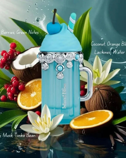 Armaf Island Bliss Eau de Parfum Spray 100ml Original Arab Perfumes Lasting Floral Fruity Senct Perfume Cologne for Women Makeup