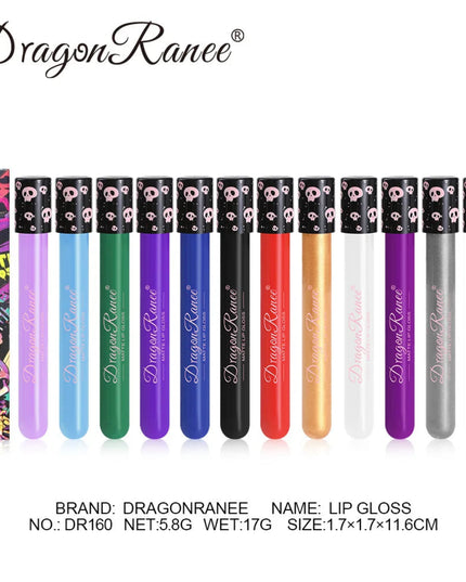 12 Color Halloween Lip Gloss Makeup Black Green Purple Lipstick Christmas Tint Moisturizer Waterproof Matte Lipstick Lip Pigment