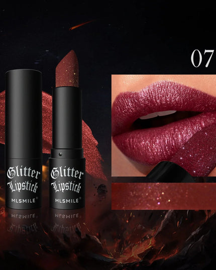Multi Color Matte Lipstick Non Stick Flash Lasting Halloween Dark Makeup Diamond Finish Easy To Apply By MLSMILE