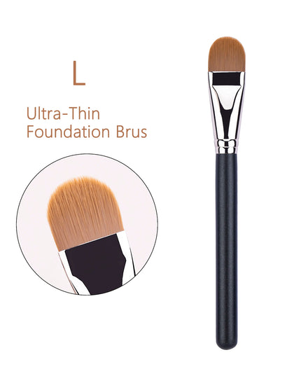 212 Flat Eyebrow Brush Ultrathin Eyebrow Makeup Brushes Flat Eyeliner Brush Thin Eye Liner Brow Contour Beauty Brush Tool