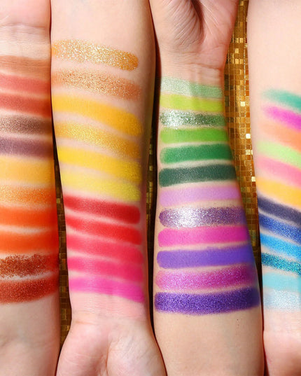 UCANBE Exotic Flavors Eyeshadow Palette 48 Color Pressed Glitter Shimmer Matte Green Eye Shadow Neon Metallic Makeup Cosmetics