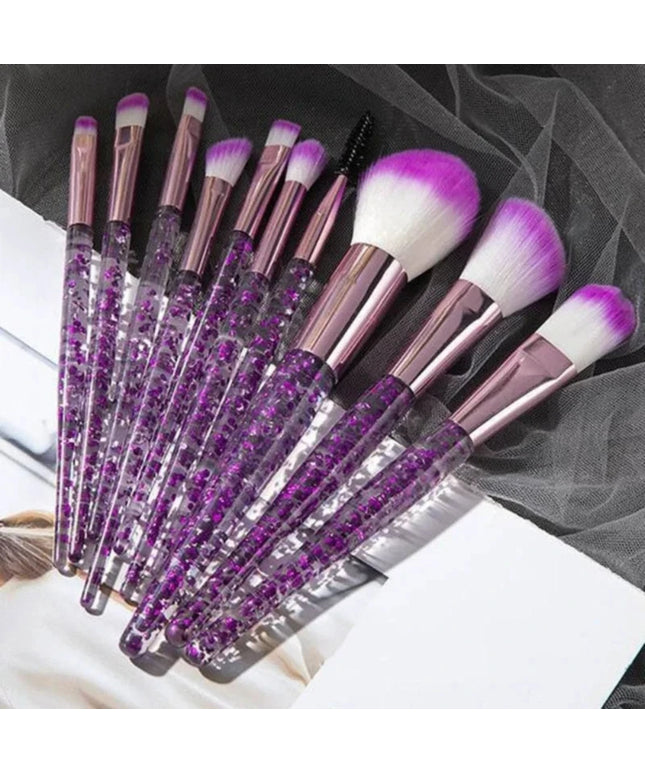 10PCS Makeup Brush Set Professional Super soft detail brush Blush Brush Foundation Concealer Eyeshadow Brush