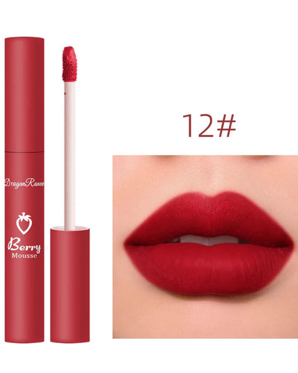 Nude Lip Gloss Matte Velvet Liquid Lipstick Waterproof Sexy Long Lasting Non-stick Cup Nude Red Make-up for Women Korea Cosmetic