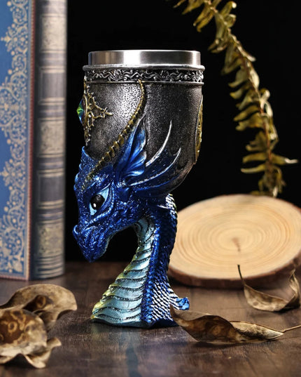 Dragon Head Goblet Halloween Gift Barware and Drinkware Bottle Bar Set Coffee mug Viking Drinking Mug Insulated Water Drinkware