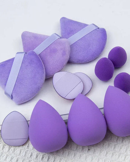 12/14Pcs Makeup Sponge Blender Beauty Egg with Storage Bottle Cosmetic Puff Foundation Sponges Powder Puffs Make Up Accessories