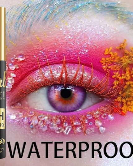 1PC Colorful Curling Mascara Waterproof Fast Drying Eyelashes Extension Multicolor Lashes Eye Korean Makeup Lasting Blue White