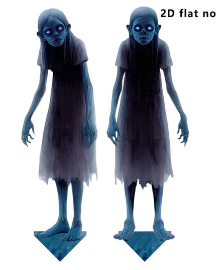 Two ghost themed ornaments