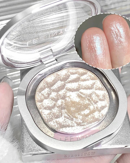 LEEINTO color-glowing high-gloss powder pearlescent powder brightens up the make-up eye shadow disc