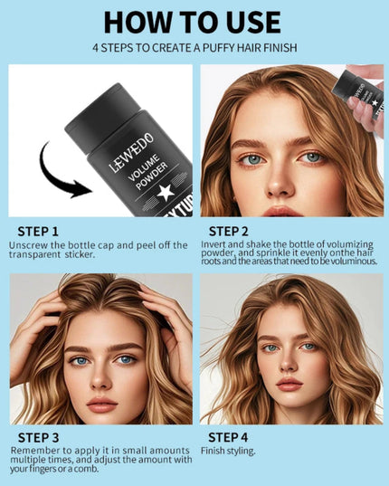Hair Styling Powder Oil Control Hair Powder Fluffy Hair Powder Increase Hair Volume Instantly Long-Lasting Styling For Men Women