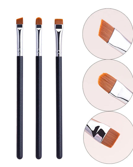212 Flat Eyebrow Brush Ultrathin Eyebrow Makeup Brushes Flat Eyeliner Brush Thin Eye Liner Brow Contour Beauty Brush Tool
