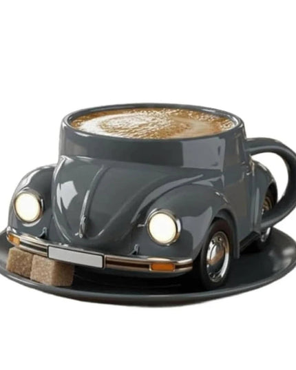 Beetle Shaped Creative Coffee Mug Heat Resist Novelty Tea Cup Large Capacity Handmade Decoration Cup for Coffee Lovers