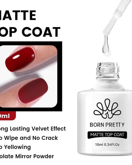 BORN PRETTY 15/10ML 6 IN 1 Nail Glue Gel for Acrylic Nails Soak off Base Gel Top Coat UV Extension Nail Gel False Nail Tips Gel