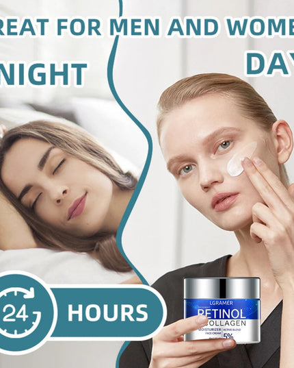 Retinol Wrinkle Removing Cream Anti Aging Firming Lifting Fade Fine Lines Whitening Moisturizing Brightening Skin Care Cosmetic