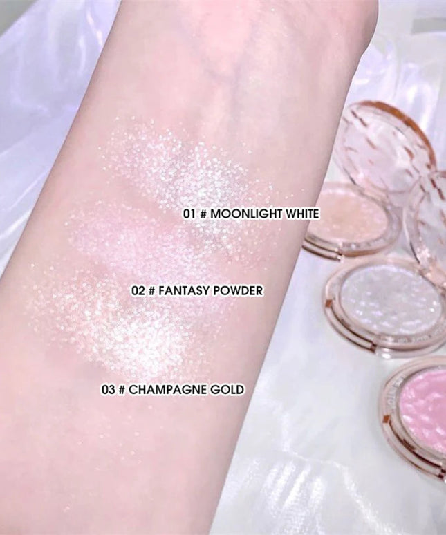 High gloss powder gloss glitter highlight contour palette natural gloss contour concealer lasting light