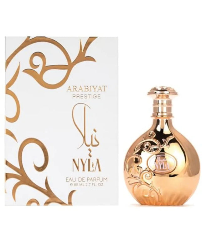 ARABIYAT Prestige Nyla Eau De Parfum Jasmine Perfume Rose 2.7 Fl Oz