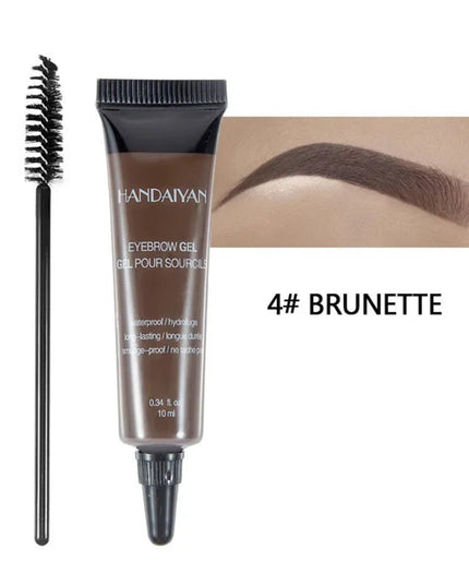 4 Colors Natural Liquid Eyebrow Cream Eyebrow Gel Brown Tint Eyebrow Waterproof Durable Henna Mascara Eyebrows Makeup 24 Hours