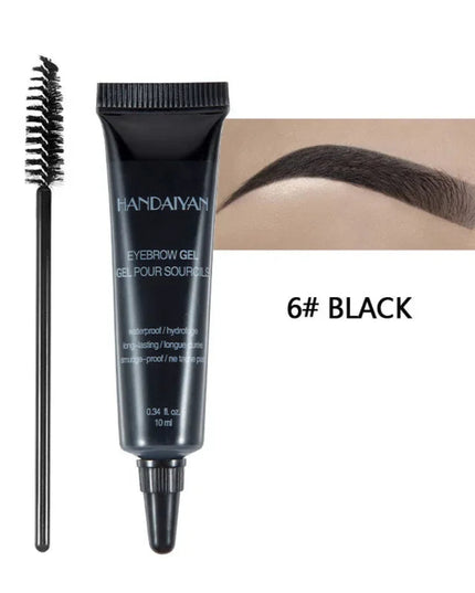 4 Colors Natural Liquid Eyebrow Cream Eyebrow Gel Brown Tint Eyebrow Waterproof Durable Henna Mascara Eyebrows Makeup 24 Hours