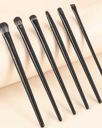 Natural Eye Makeup Brushes Set Eyeshadow Brush Eyebrow Contour Eyeliner Brush Women Eyes Cosmetic Blending Detail Make Up Tools