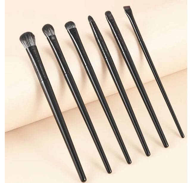 Natural Eye Makeup Brushes Set Eyeshadow Brush Eyebrow Contour Eyeliner Brush Women Eyes Cosmetic Blending Detail Make Up Tools