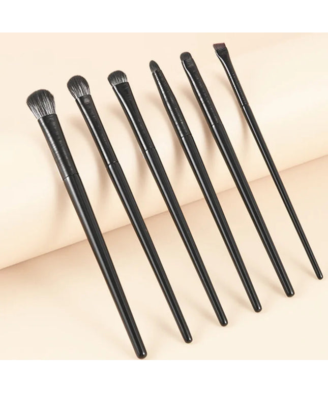 Natural Eye Makeup Brushes Set Eyeshadow Brush Eyebrow Contour Eyeliner Brush Women Eyes Cosmetic Blending Detail Make Up Tools