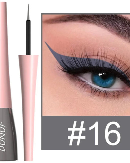 Colorful Liquid Eyeliner Quick Dry Waterproof Eye Pencil Long Lasting Eyes Cosmetic Blue Green Glitter Eye Showdow Makeup Tools