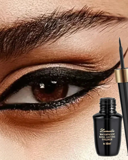 Long-lasting hard-tipped gel eye ultra-fine waterproof black liquid eyeliner pen