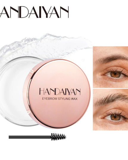 1Pcs Waterproof Eyebrow Gel Styling Cream Long Lasting Fixing Brow Soap Makeup Transparent Clear Liquid Eyebrow Cosmetic