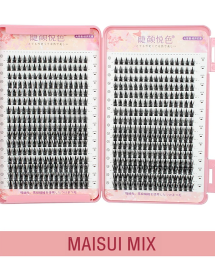 MIZ BARN 32 Rows Eyeslashes Extension Personal EyeLash Professional Makeup Individual Cluster Grafting Wholesale False Eyelashes
