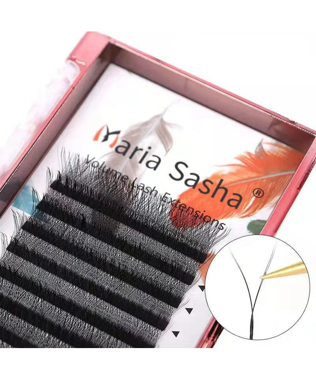 MARIA YY Volume Eyelash Extensions M/L Curl Y Wire Beauty 7mm Russian Lashes Bundles Private Label Supplies Makeup Wholesale