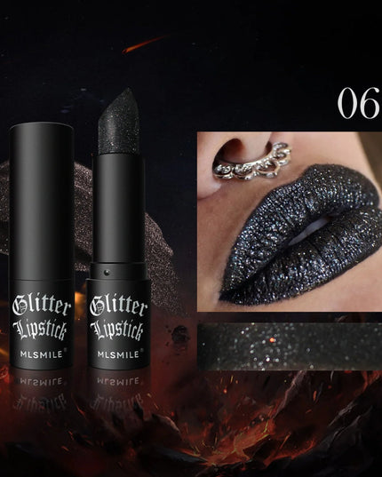 Multi Color Matte Lipstick Non Stick Flash Lasting Halloween Dark Makeup Diamond Finish Easy To Apply By MLSMILE