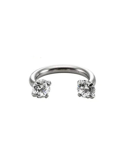 1PC Stainless Steel Crystal Hoop Ring Piercing Nose Ear belly Rings Women Men Cartilage Helix Earrings Daith Piercing Jewelry
